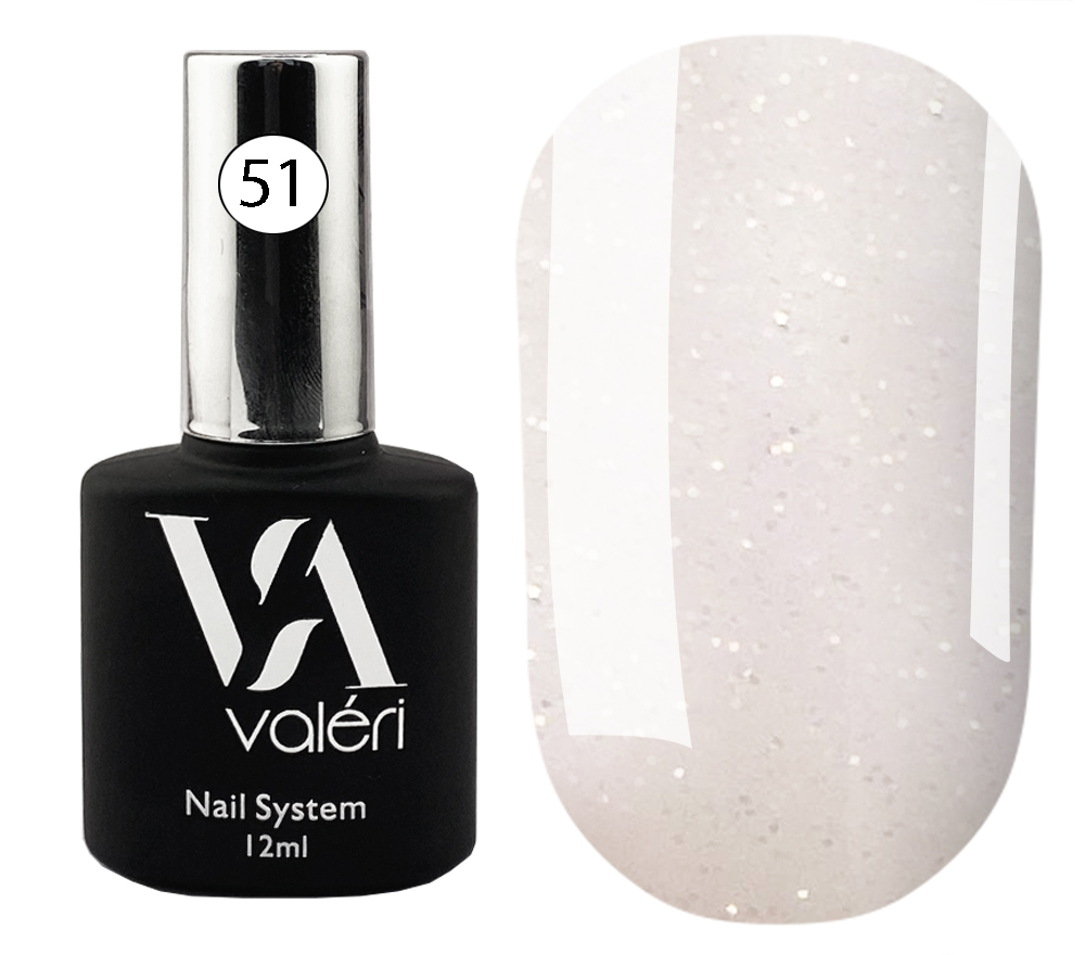Valeri "BIAB" French Base #51 "Milky Pink Opal Shimmer" 12 ml