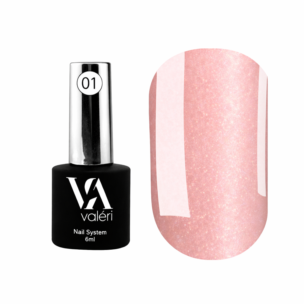 Valeri "BIAB" French Base #01 "Pink Beige Gold Shimmer" 06 ml