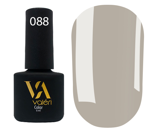 Valeri Gelpolish #088 "Smoky Grey" 6 ml