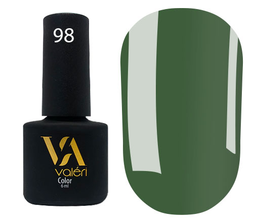 Valeri Gelpolish #098 "Dusty Green" 6 ml