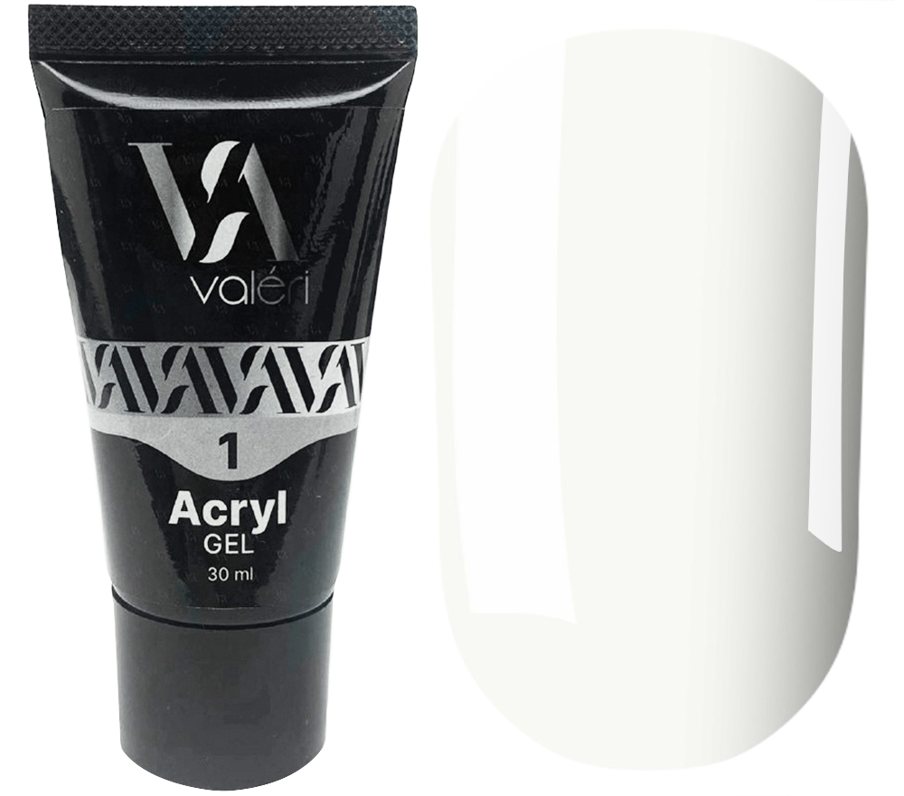 Valeri Acrylgel #01 "Natural White" 30 ml