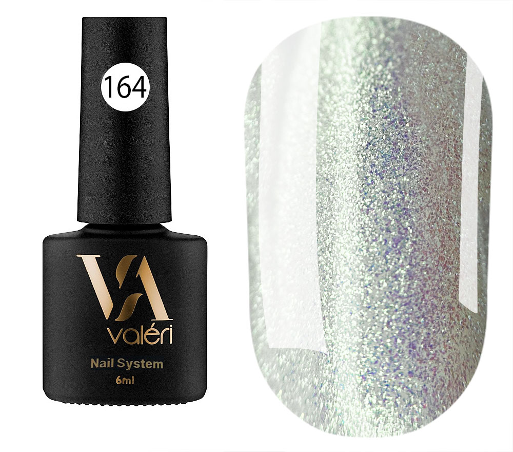 Valeri Gelpolish #164 "Green Chrome Effect" 6 ml