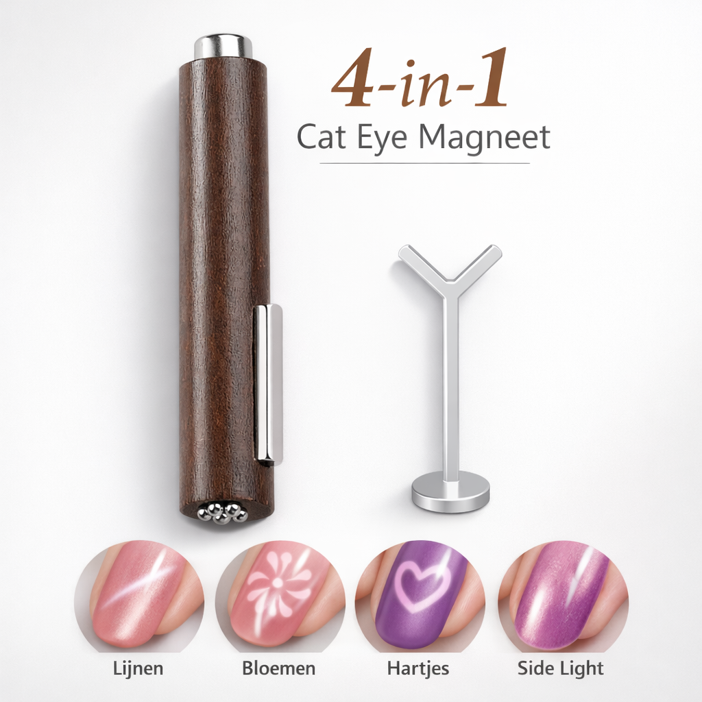 4-in-1 Cat Eye Nagel Magneet
