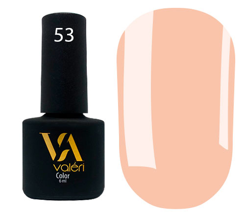 Valeri Gelpolish #053 "Peach Beige" 6 ml