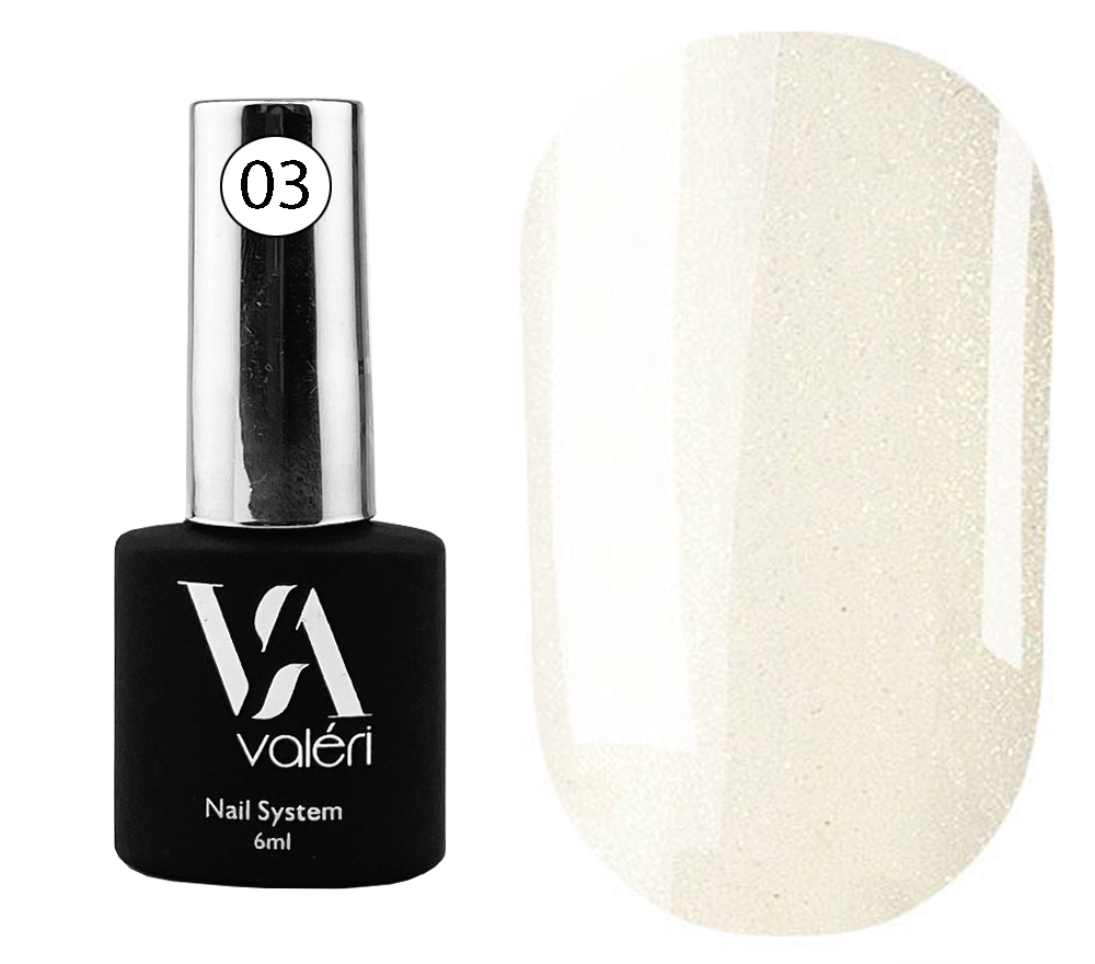 Valeri "BIAB" French Base #03 "Milky White Gold Shimmer" 06 ml
