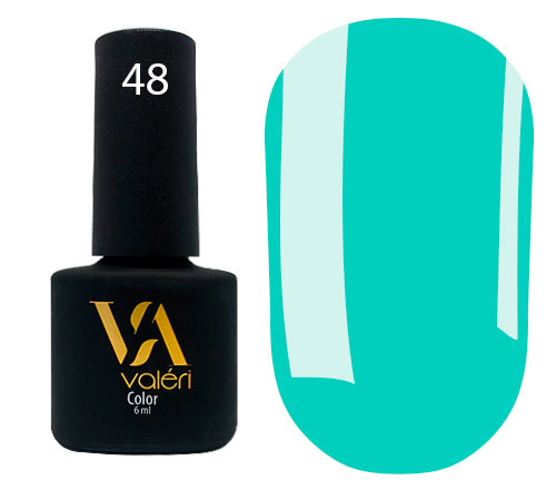 Valeri Gelpolish #048 "Bright Turquoise" 6 ml