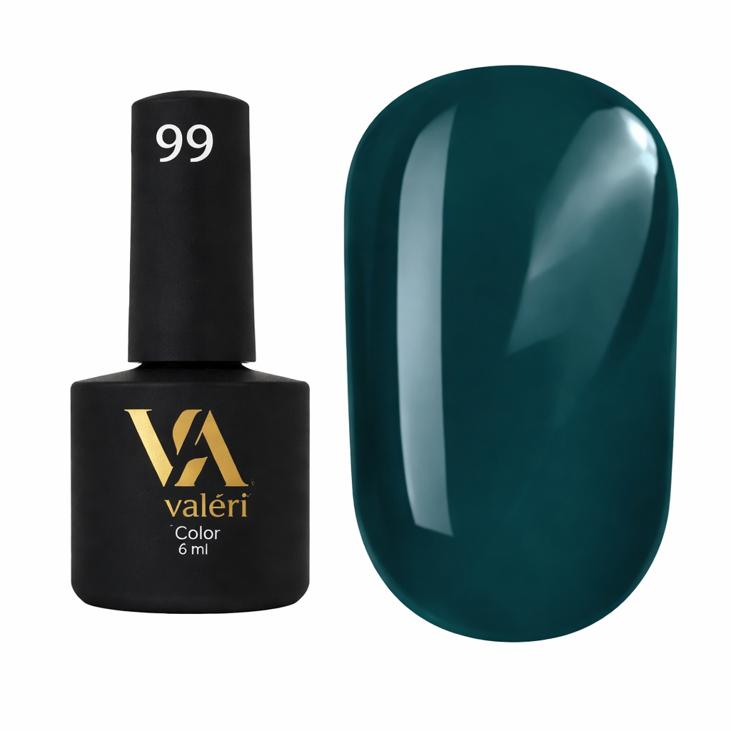 Valeri Gelpolish #099 "Emerald Green" 6 ml