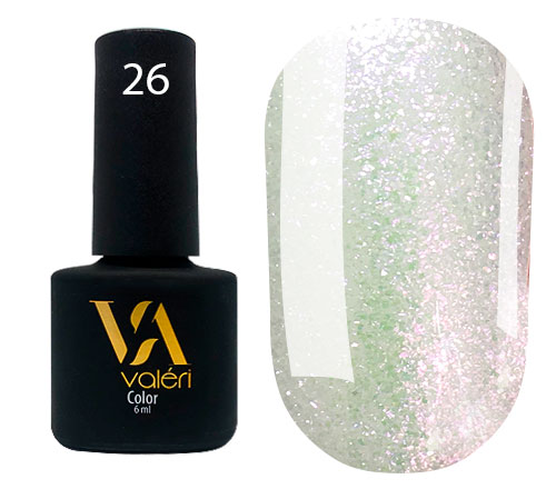 Valeri Gelpolish #026 "White Chameleon Pink-Violet" 6 ml