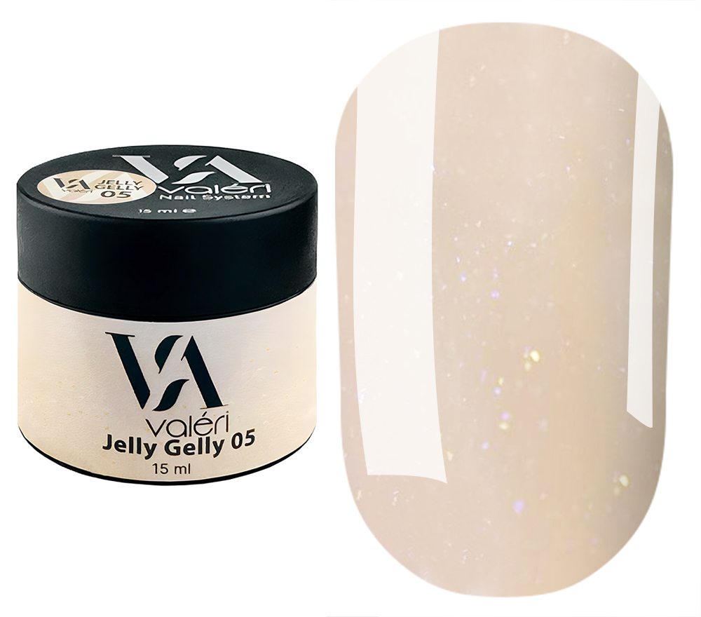 Valeri Jelly Gelly Gel #05 "Shimmer Beige" 15 ml