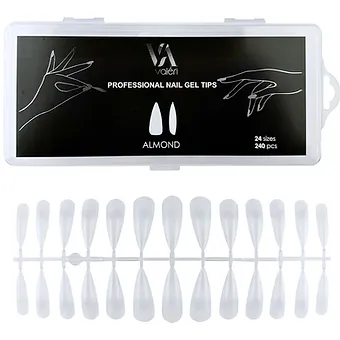 Valeri Professionele Nagel Gel Tips “Almond”