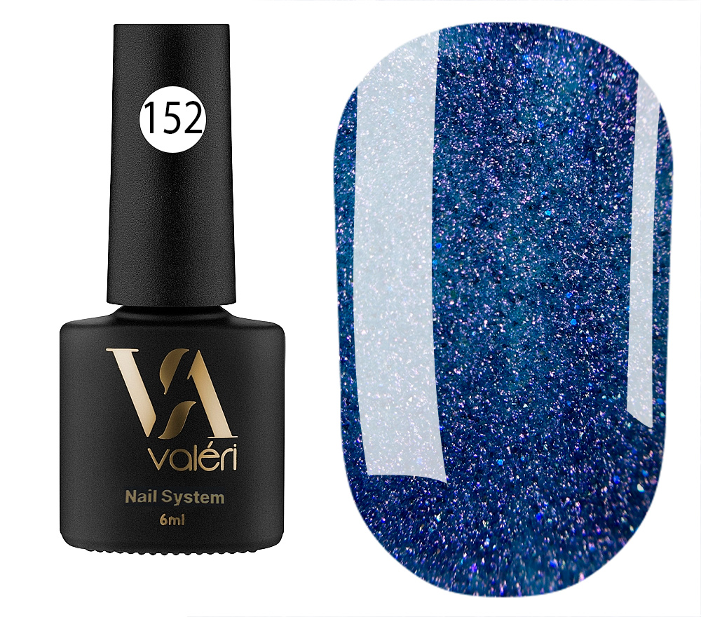 Valeri Gelpolish #152 "Violet Shimmer Glow" 6 ml