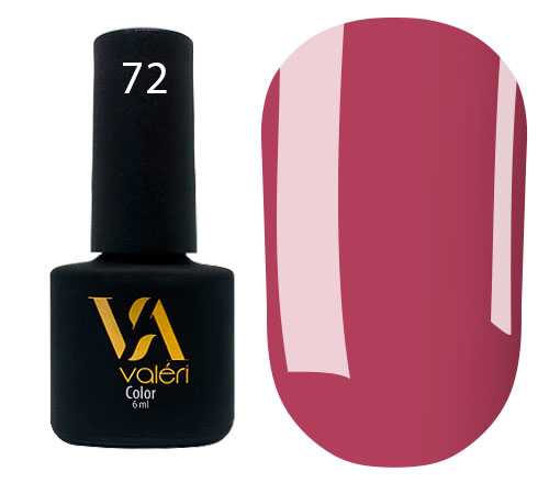 Valeri Gelpolish #072 "Muted Berry Pink" 6 ml