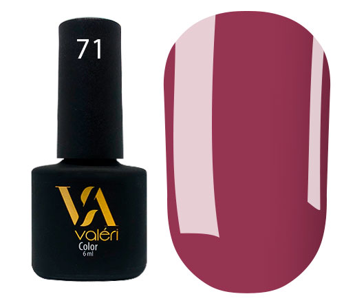 Valeri Gelpolish #071 "Dark Pink Lilac" 6 ml